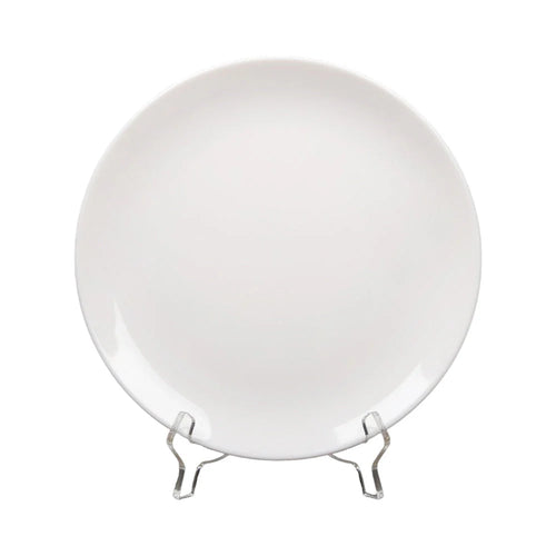 DINNER PLATE MOON PEARL WHITE