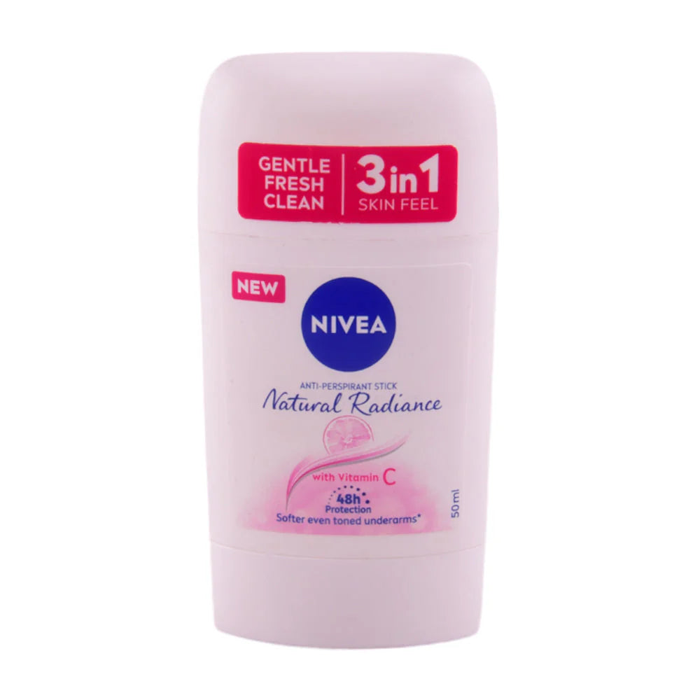NIVEA ANTI PERSPIRANT STICK NATURAL RADIANCE 50 ML – Al-Fatah