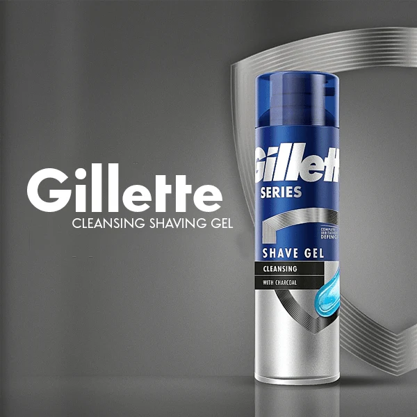 Gillette Series Cleansing With Charcoal Shave Gel 200ml ...
