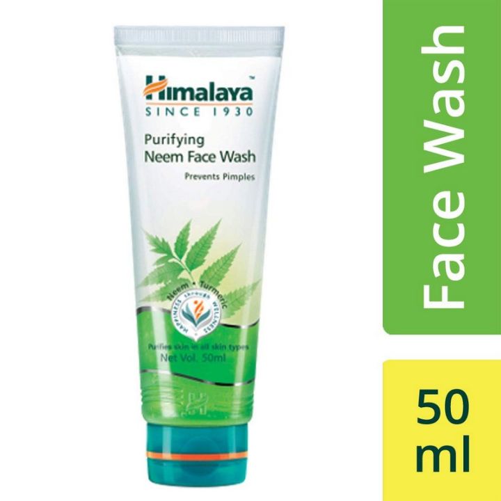 Himalaya Purifying Neem Face Wash 50ml Gentle Cleanser for ...