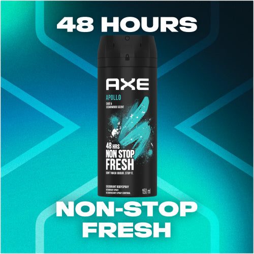 Aerosol Deodorant Body Spray Apollo 150ml