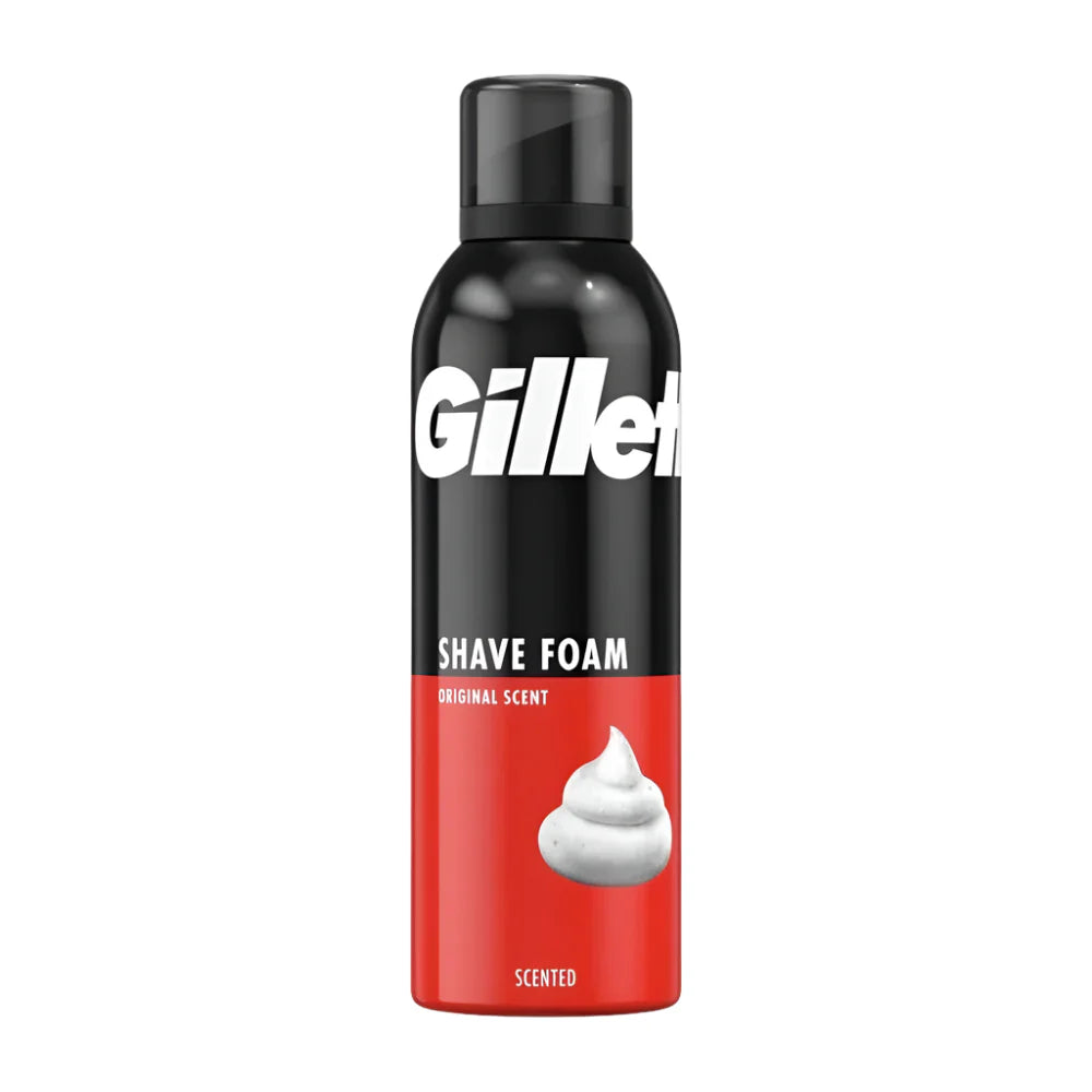 Gillette Original Scent Shave Foam – Classic Smooth Shave ...