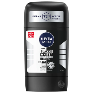 Nivea Men Black & White Invisible Deodorant Stick, 50ml ...